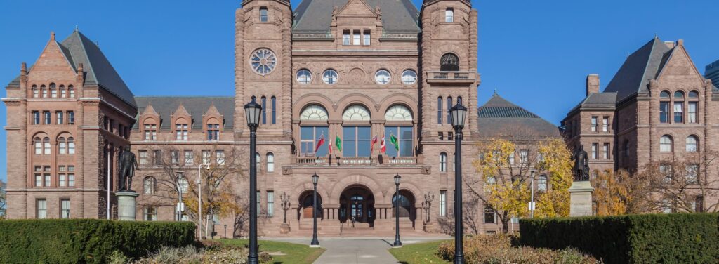 Banner Image of the Ontario Government Building